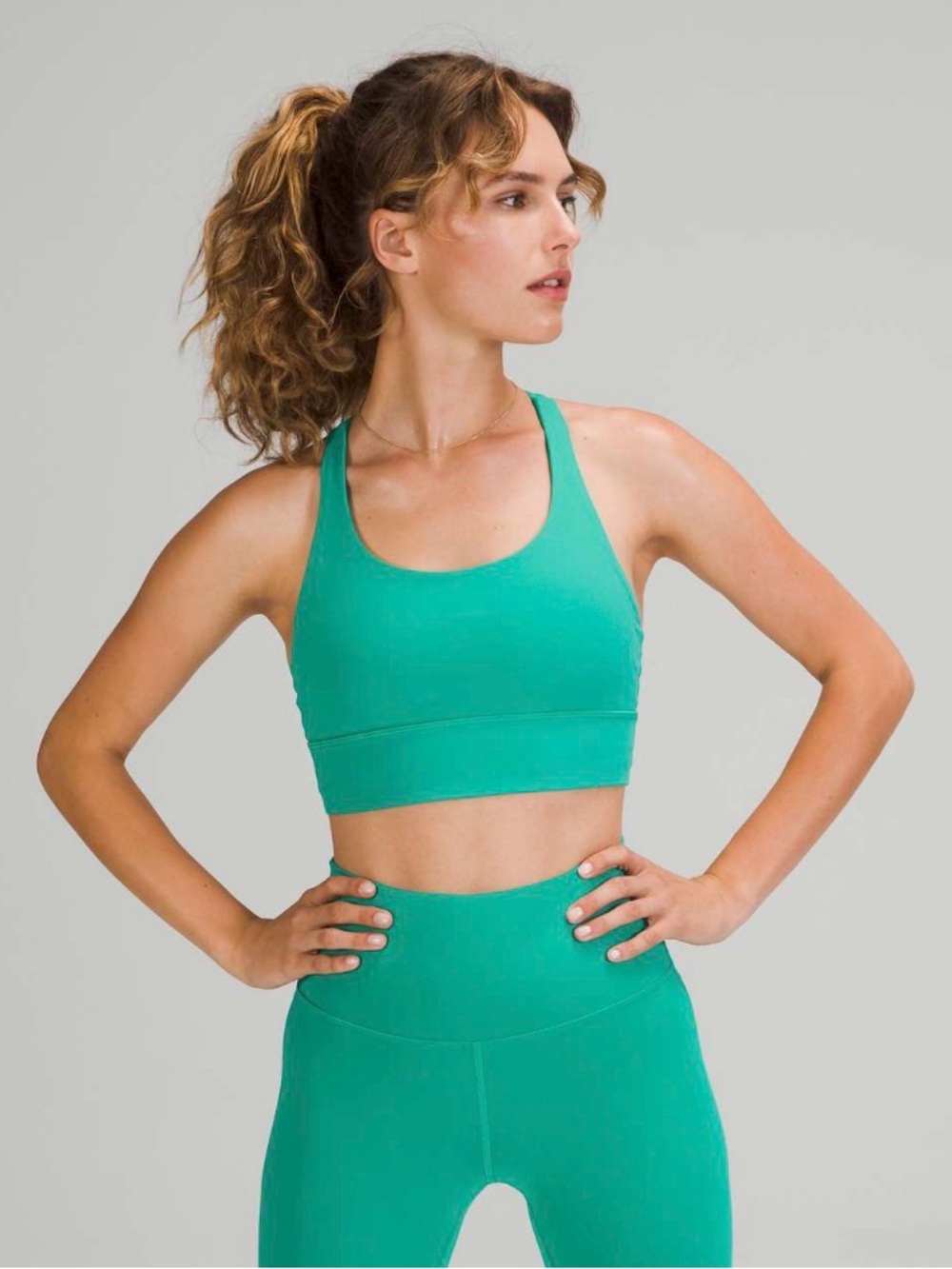 Lululemon Energy Bra Long Line *Medium Support, B–D Cup
Maldives Green